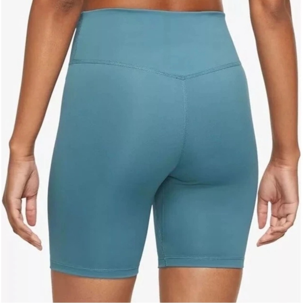 Nike Women's Teal Bike Shorts - Picture 3 of 4